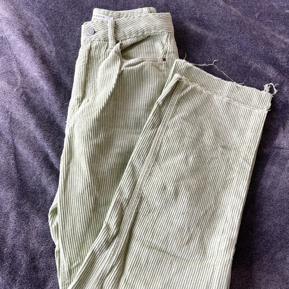 Pacsun Green Corduroy Pants